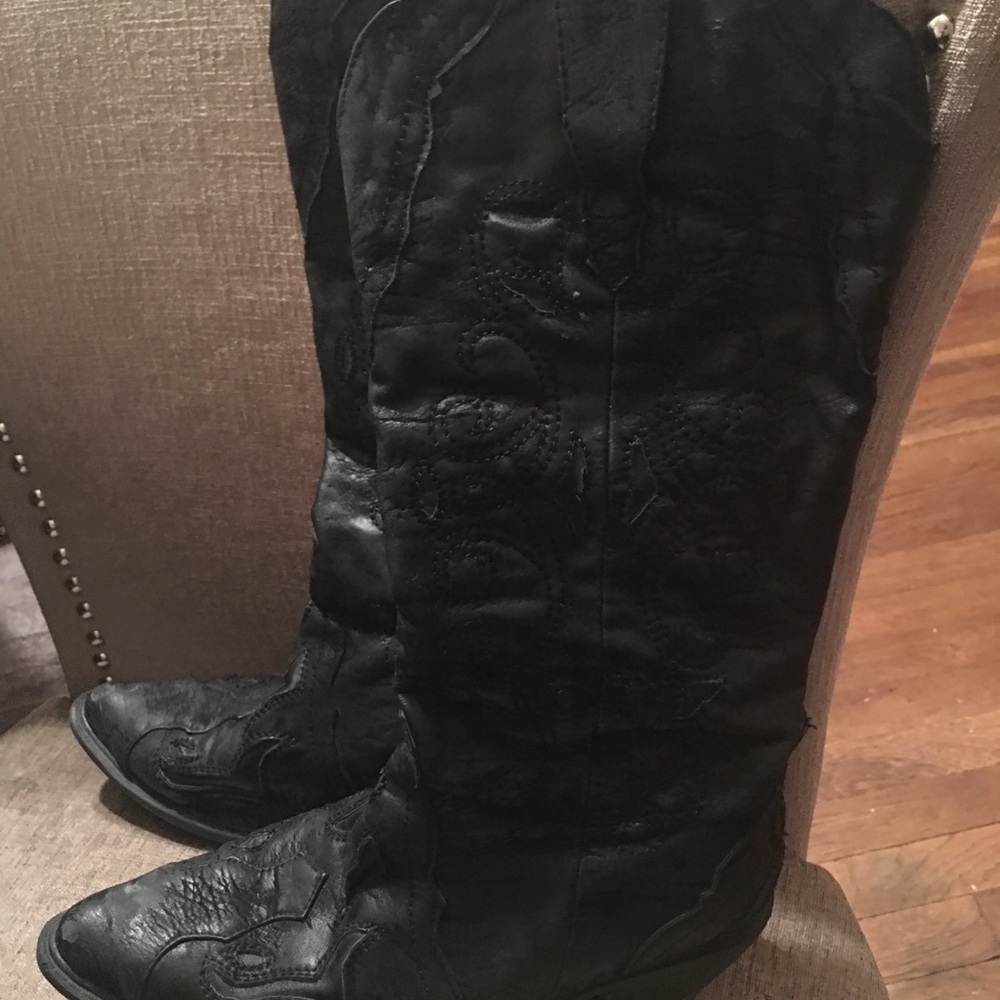 Roper black cowgirl boots size 9